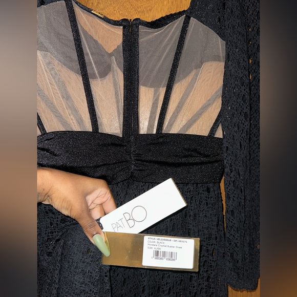 PatBO Monstera Netted Bustier Beach Dress BNWT - Picture 6 of 8